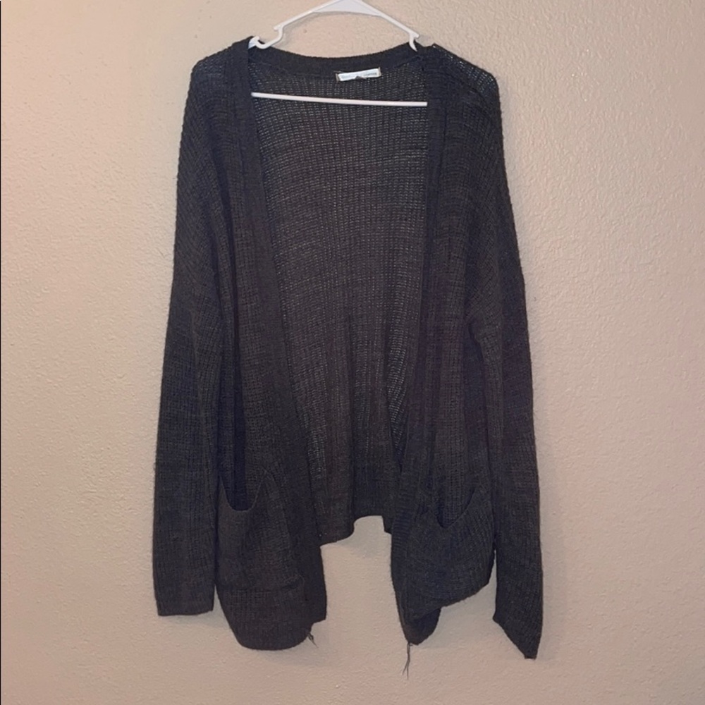 Gray Cardigan
